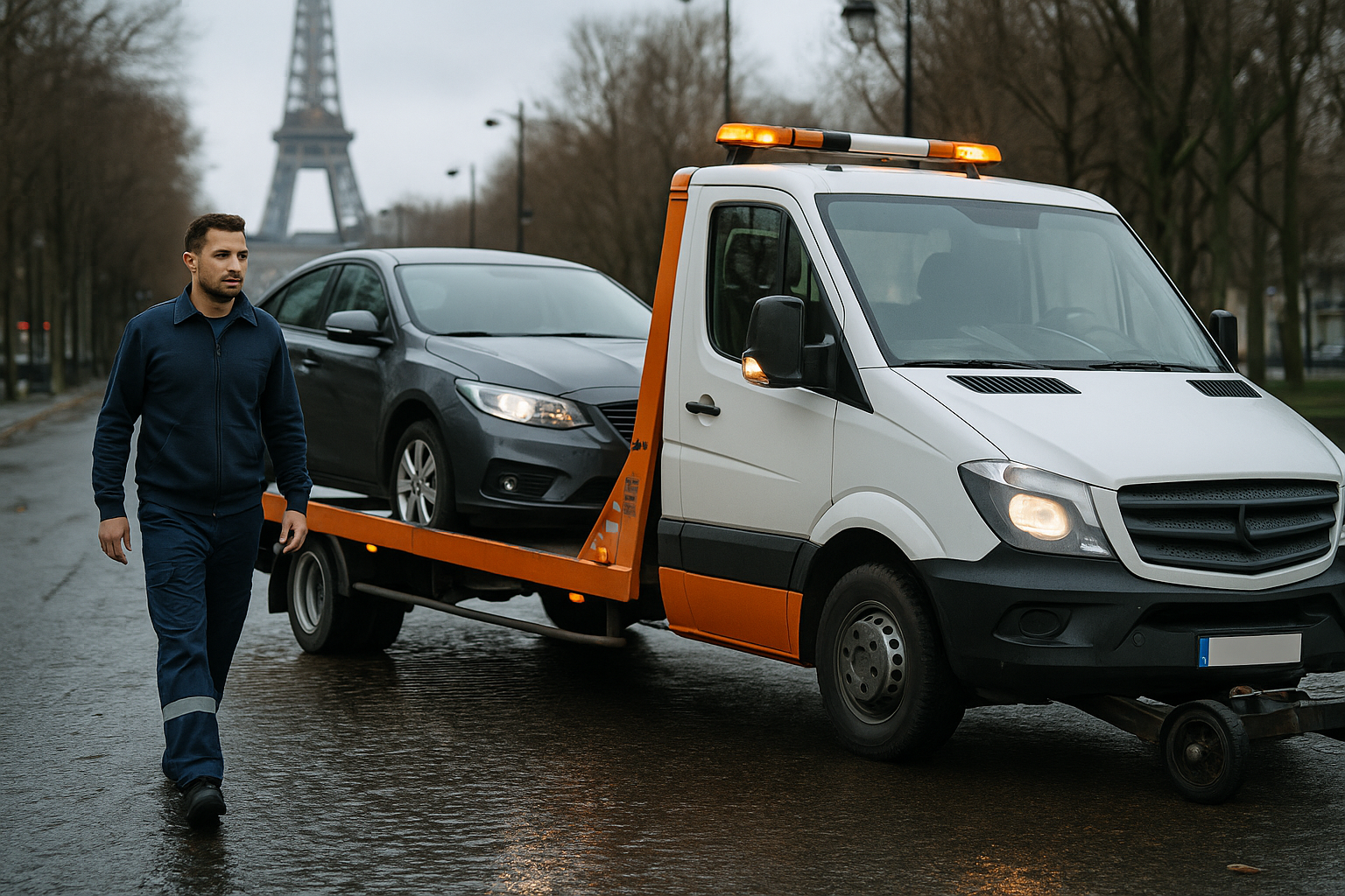 depannage remorquage auto Paris